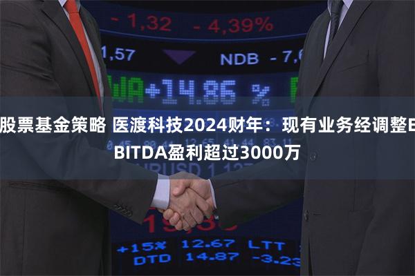 股票基金策略 医渡科技2024财年：现有业务经调整EBITDA盈利超过3000万