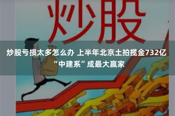 炒股亏损太多怎么办 上半年北京土拍揽金732亿  “中建系”成最大赢家