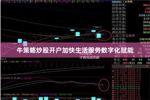 牛策略炒股开户加快生活服务数字化赋能